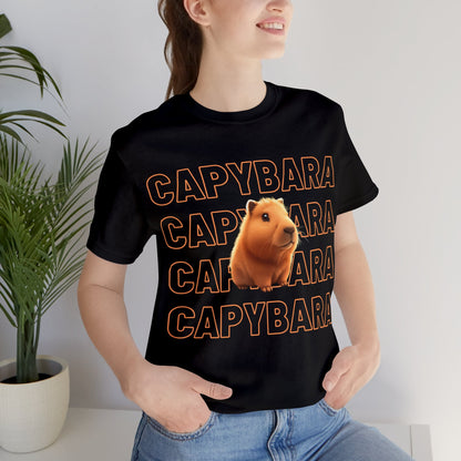 Capybara | Tik Tok | Animal Print | Cute | South America | Wildlife | Nature Lover's Gift | Unisex | Men's | Women's | Tee | T-Shirt