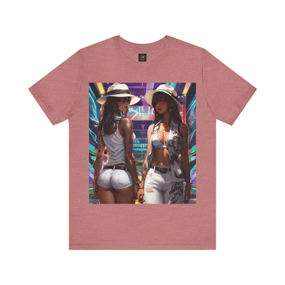 Girls Night Out | HD Graphic | Anime Style | Party | 2 Girls 1 Shirt | Unisex | Men's | Women's | Tee | T-Shirt