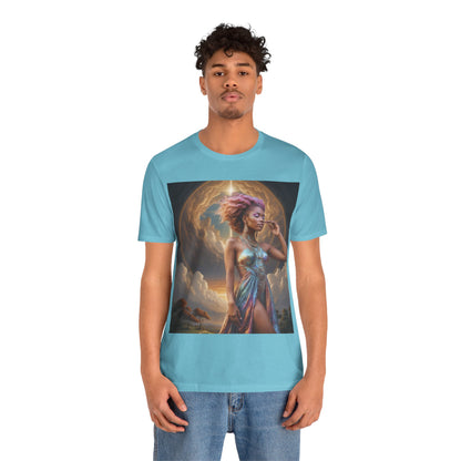 Morning Glory | HD Graphic | Black Woman | Goddess Vibes | Artistic | Unisex | Men's | Women's | Tee | T-Shirt