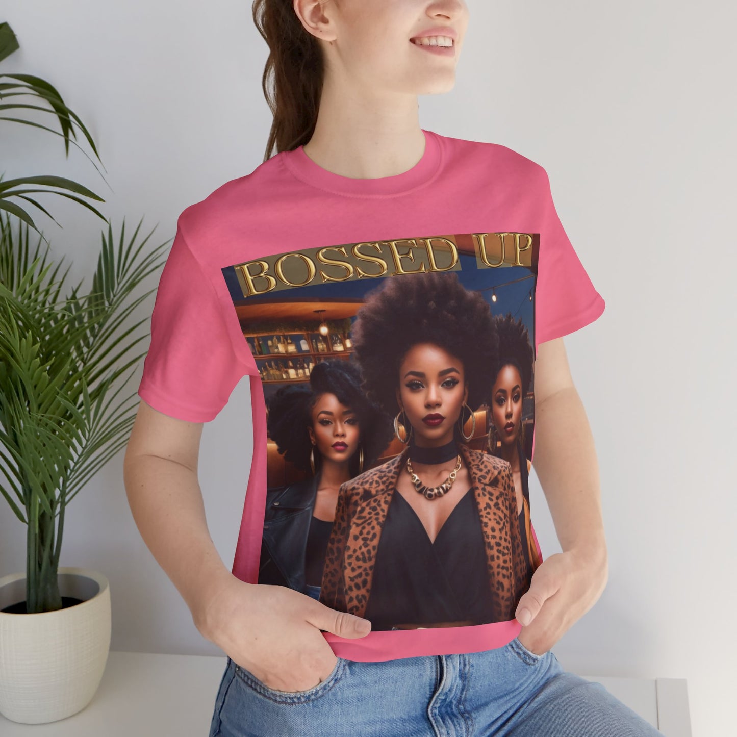 Bossed Up | HD Graphic | Black Girl Magic | Black Empowerment | Female Empowerment | Unisex | Men's | Women's | Tee | T-Shirt