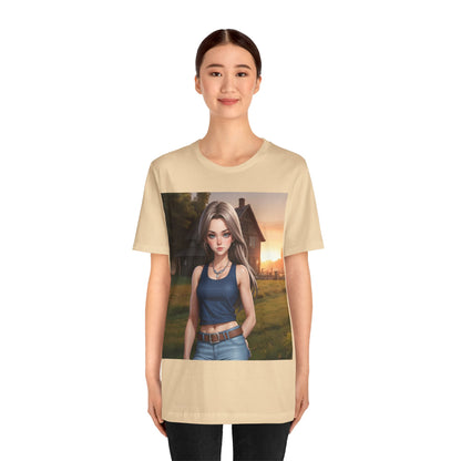 Country Girl | HD Graphic | Pretty Girl | Unisex | Men's | Women's | Tee | T-Shirt