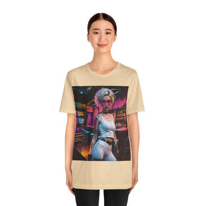 Bartender | HD Graphic | She Made Us Drinks To Drink, We Drunk Em | CyberPunk | Unisex | Men's | Women's | Tee | T-Shirt