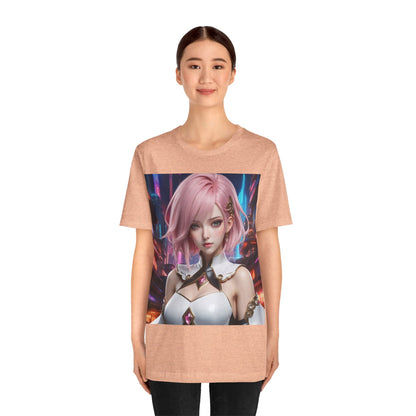 Kawaii Desu | Cute | Anime | CGI | Gamer | Fantasy Girl | Geek Gift | HD Graphics | Weeb | Waifu | Unisex | Men's | Women's| Tee | T-Shirt