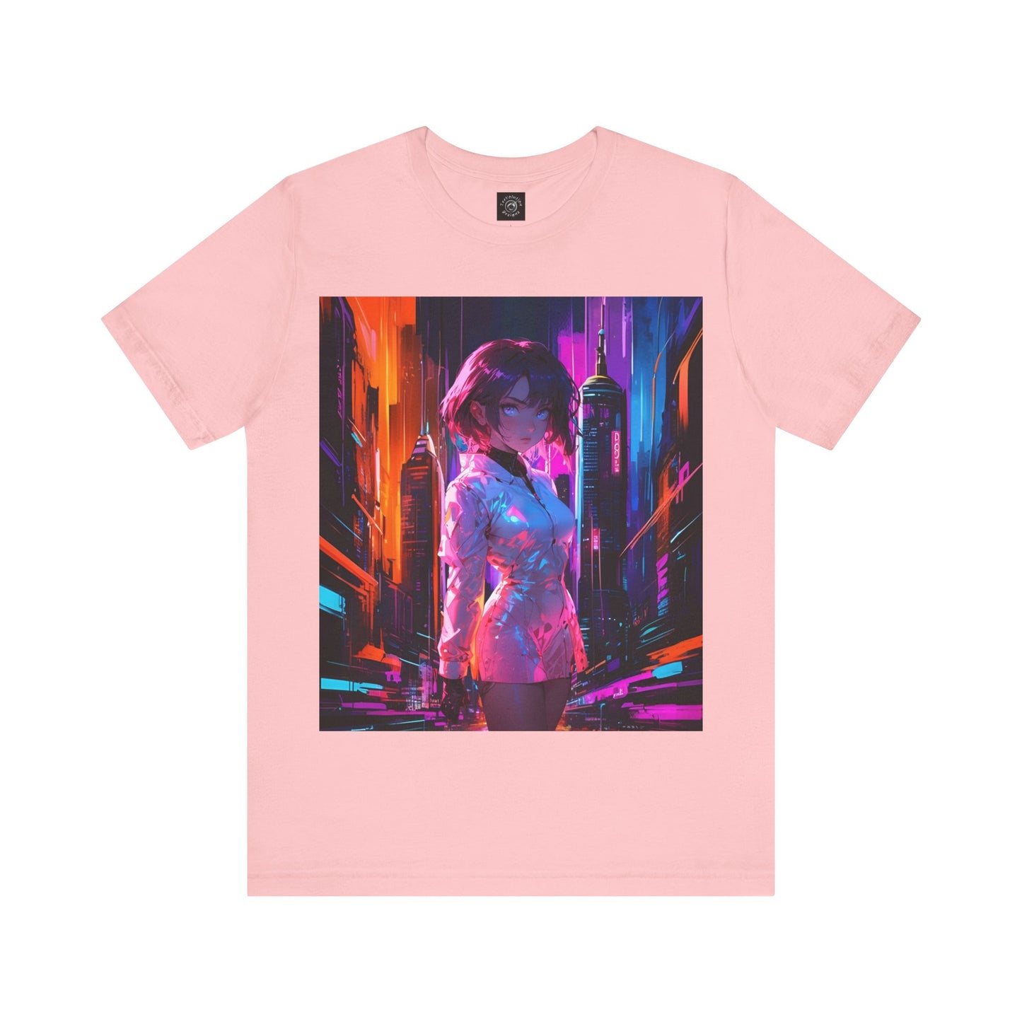 Crossroads Of Color | HD Graphic | Abstract | Neon Color | Anime | Unisex | Men's | Women's | Tee | T-Shirt