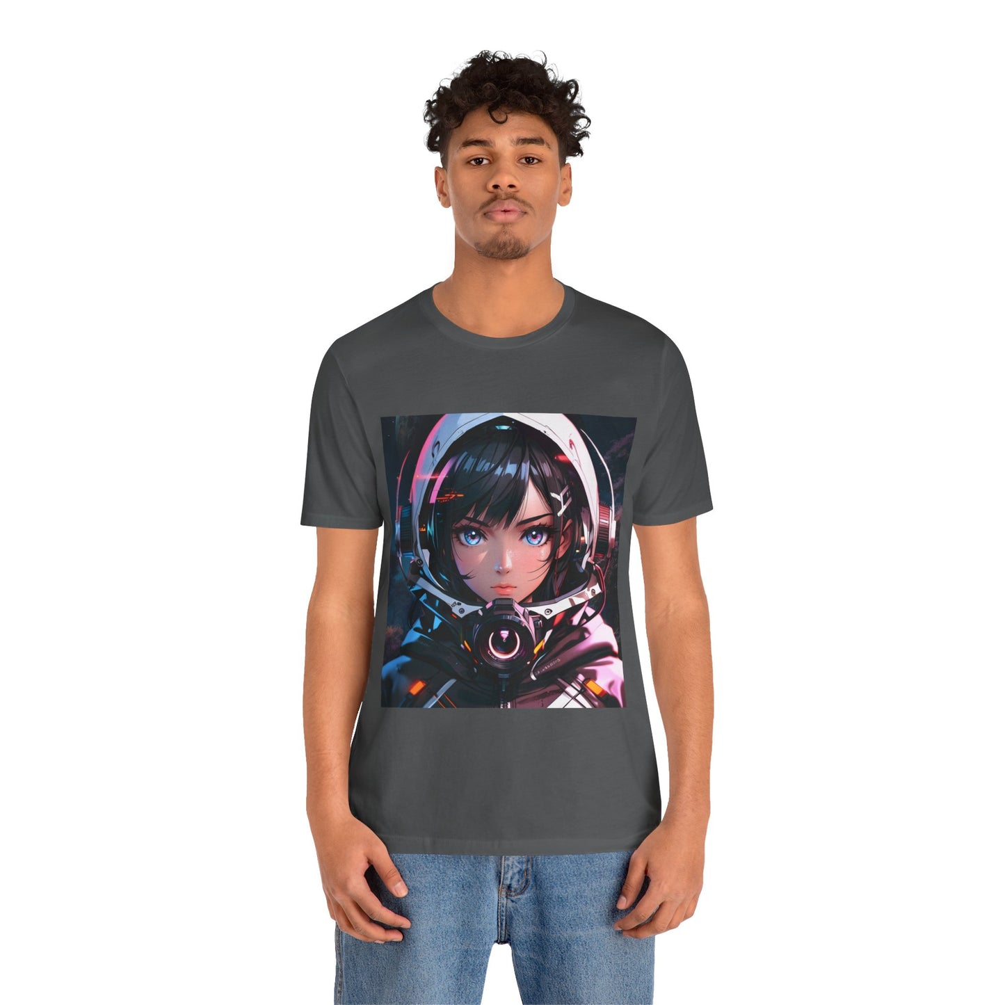 Starlit Stunner | HD Graphic | Sci-Fi | Anime | Woman Astronaut | Unisex | Men's | Women's | Tee | T-Shirt