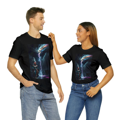 Lightning Crashes |  Anime Gift | Fantasy Girl | Nature's Fury | Sci Fi | Futuristic | HD Graphics | Unisex | Men's | Women's | Tee | T-Shirt