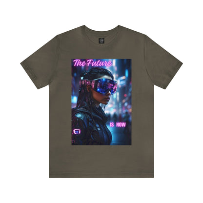 The Future Is Now | Anime Gift | Fantasy Girl |Cyberpunk | Sci Fi | Futuristic | HD Graphics | Unisex | Men's | Women's | Tee | T-Shirt