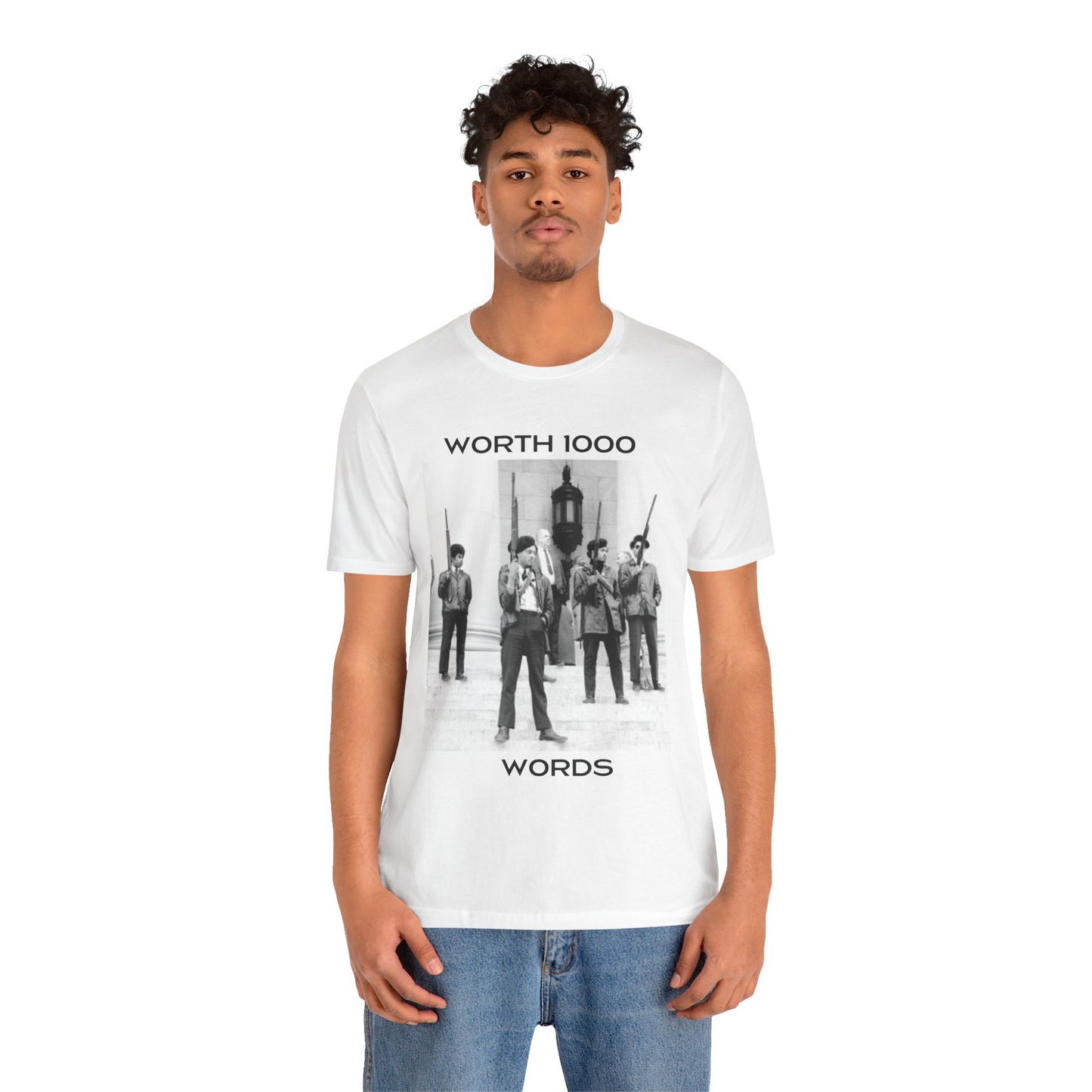 1000 Words | Black Panther Party For Self Defense | Political | Uhuru | Inspirational | BLM | Unisex | Men's | Women's | Tee | T-Shirt