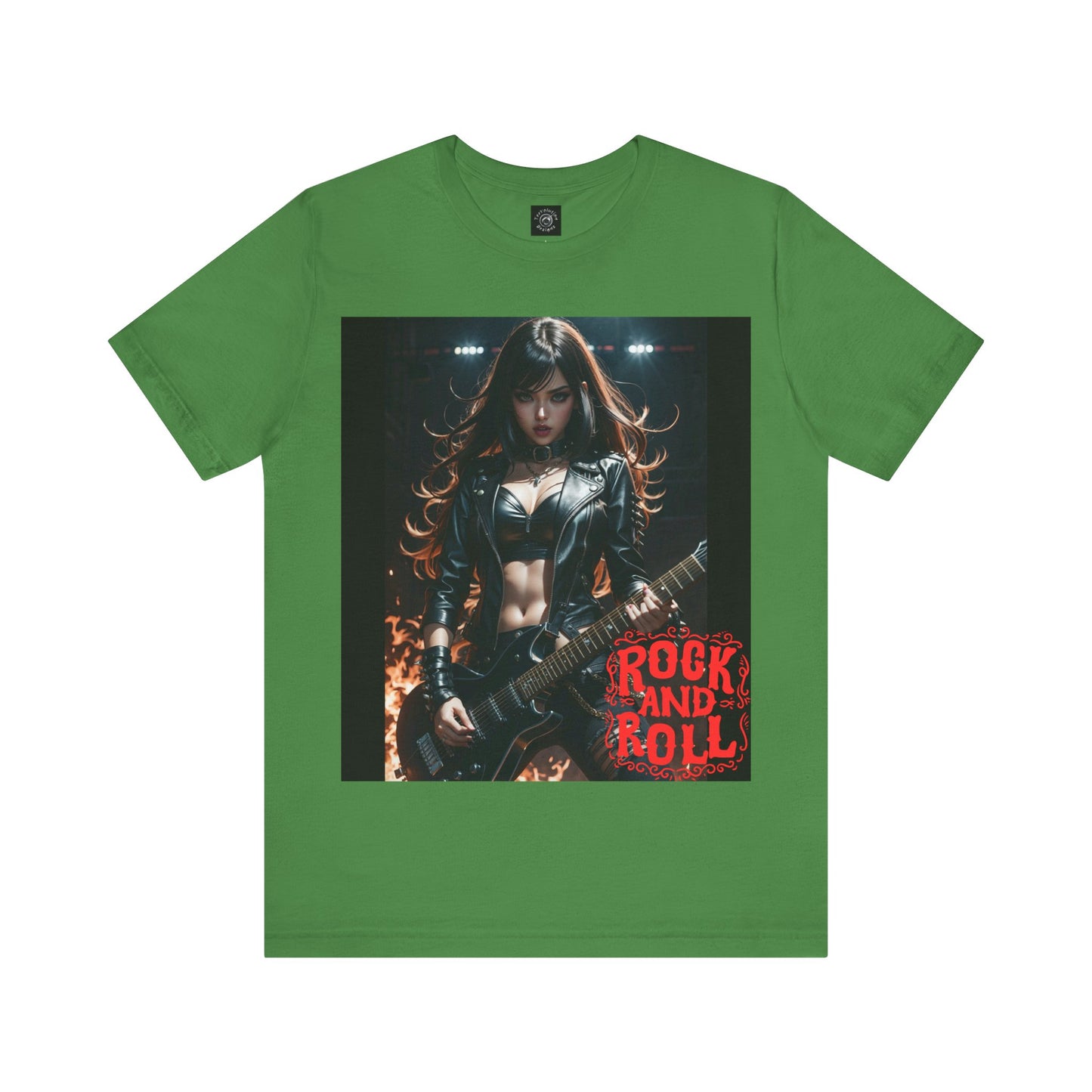 Rock Chic | Heavy Metal | Rock Music | Girl Rocker | HD Graphic | Unisex | Men's | Women's | Tee | T-Shirt