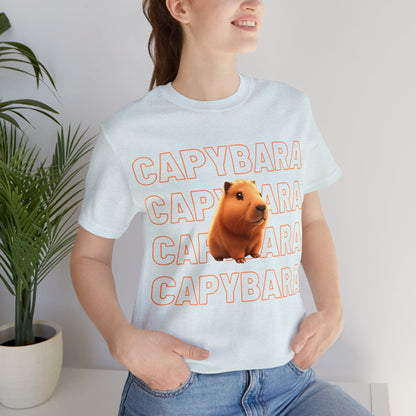 Capybara | Tik Tok | Animal Print | Cute | South America | Wildlife | Nature Lover's Gift | Unisex | Men's | Women's | Tee | T-Shirt