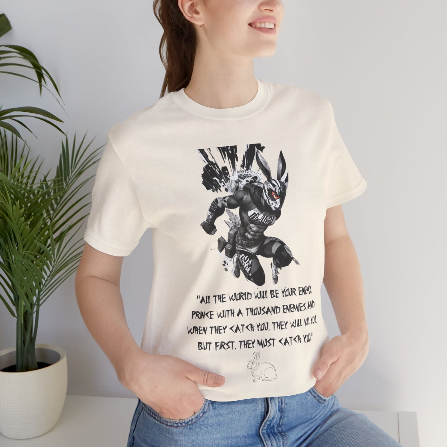 Don't Go Tharn | Watership Down | Quote | Richard Adams | Rabbit | Comic Art | Bunny | Unisex | Men's | Women's | Tee | T-Shirt