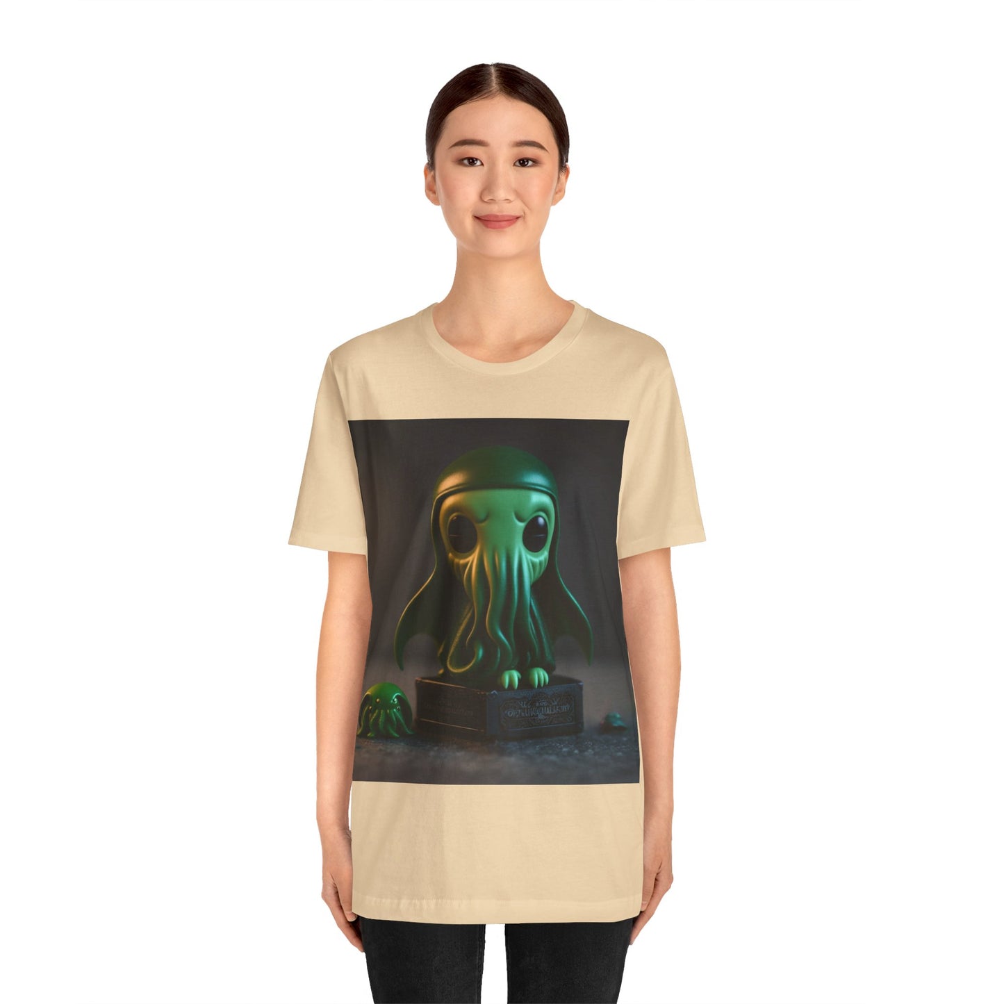 Cthulhu Pop Tee | H.P Lovecraft | The Book | Geek Gift | Fantasy Character | Sci Fi Lovers | Cute | Unisex | Men's | Women's | Tee | T-Shirt | Funko Style