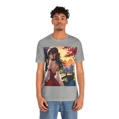 Utsukushī hana | HD Graphic | Anime Style | Pretty Girl | Unisex | Men's | Women's | Tee | T-Shirt