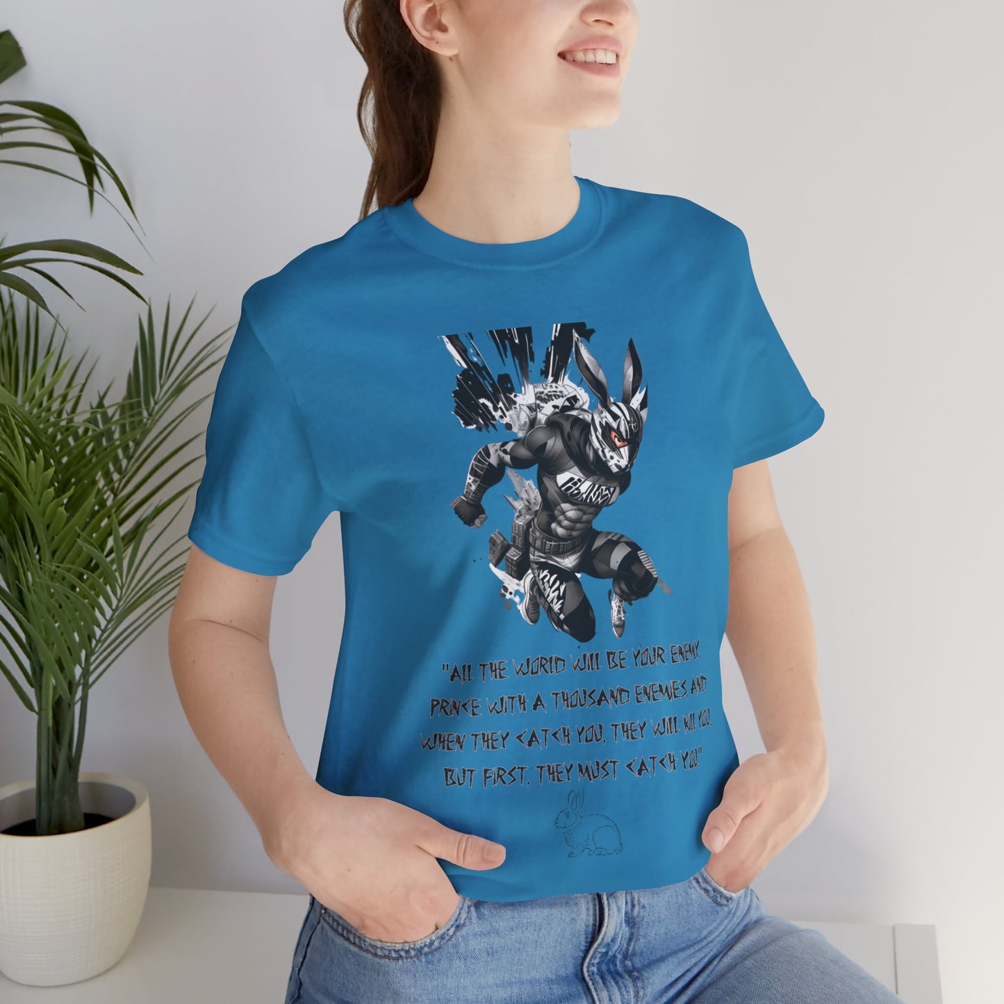 Don't Go Tharn | Watership Down | Quote | Richard Adams | Rabbit | Comic Art | Bunny | Unisex | Men's | Women's | Tee | T-Shirt