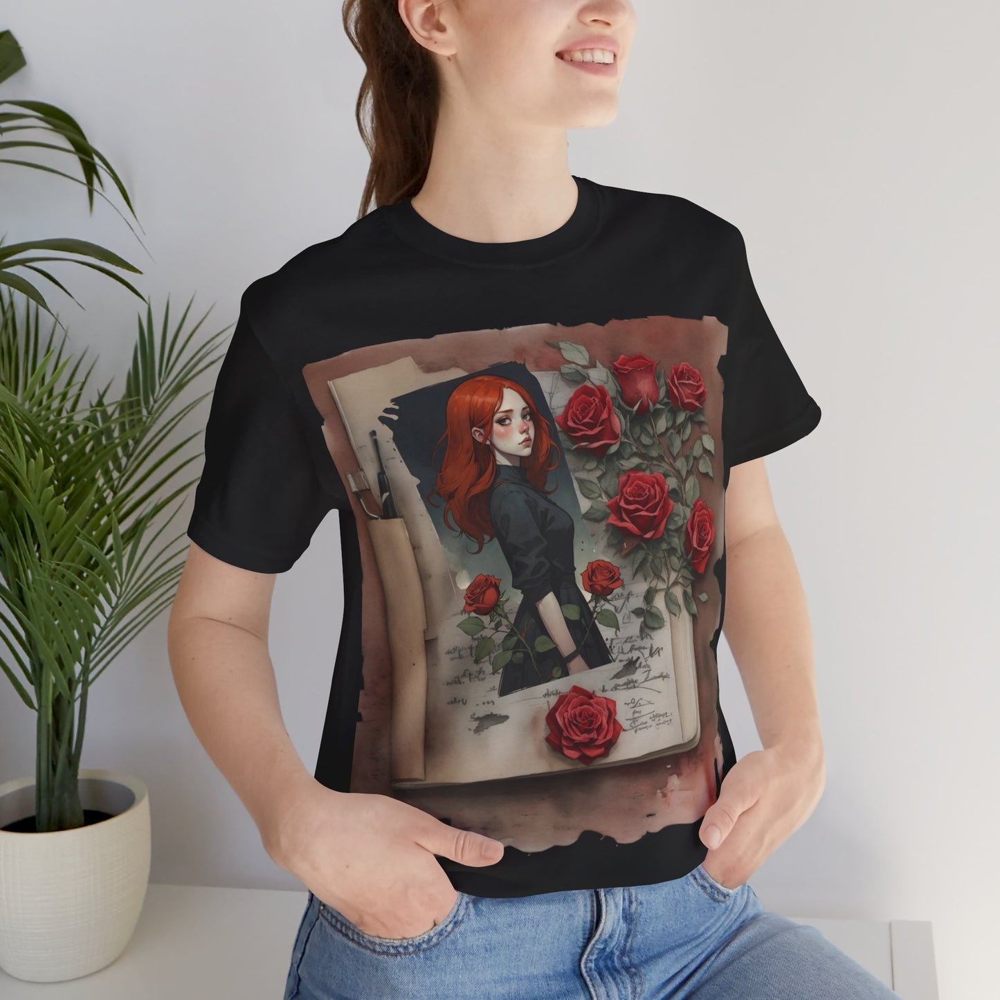 A Rose By Any Other Name | HD Graphic | Watercolor Style | Unisex | Men's | Women's | Tee | T-Shirt