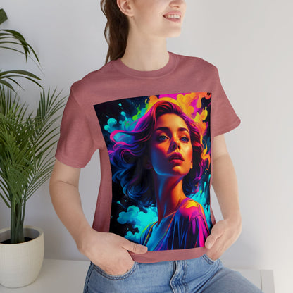 Holi Girl | HD Graphics | Festival of Colors | Vibrant | Coquette | Unisex | Men's | Women's | Tee | T-Shirt