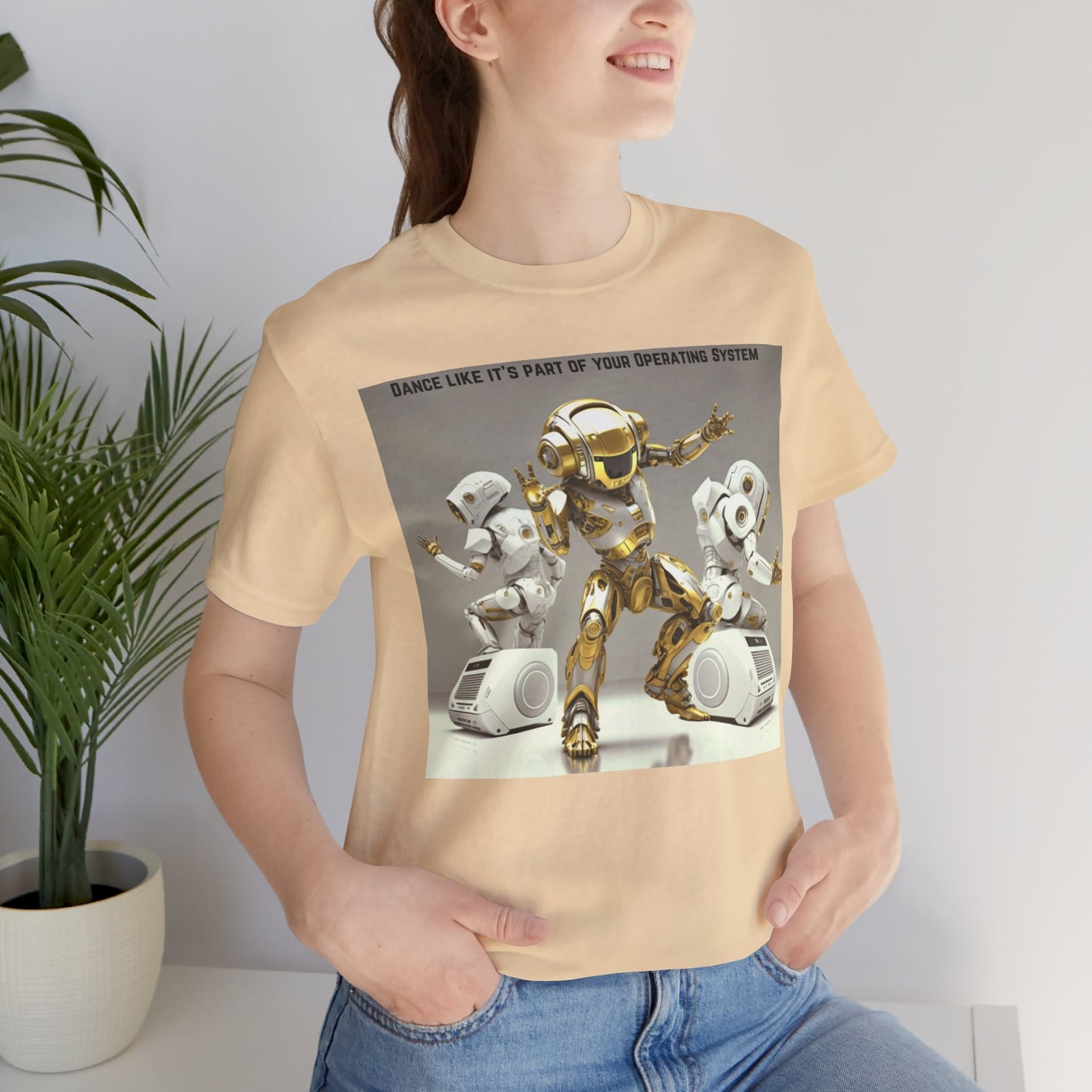 Dancing Robot | Tee | Party Gift | Rave | Techno | House Music | Hip Hop | Fun | Unisex | Men's | Women's | HD Graphics | All Ages | Cool | T-Shirt