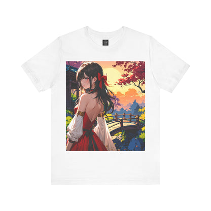 Utsukushī hana | HD Graphic | Anime Style | Pretty Girl | Unisex | Men's | Women's | Tee | T-Shirt