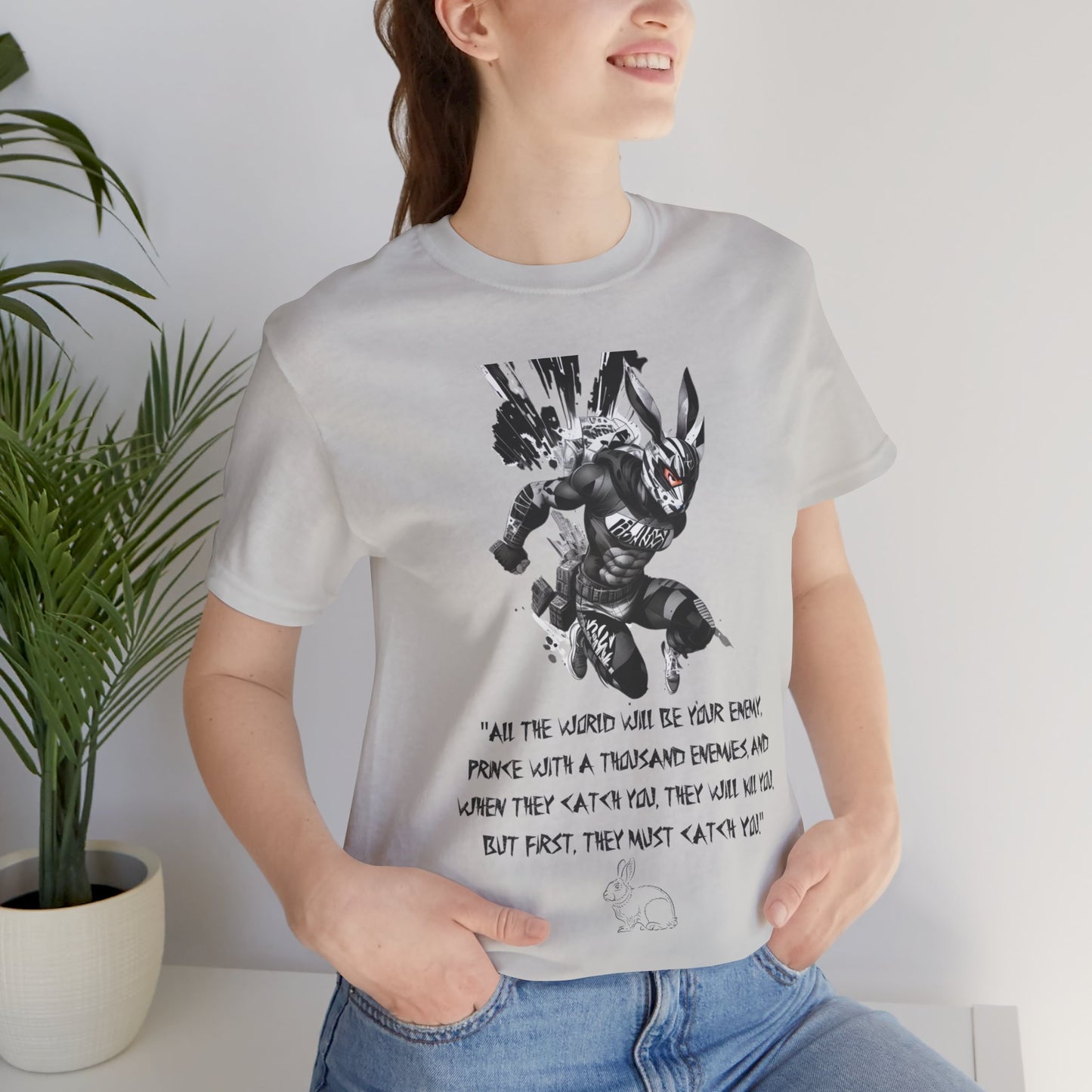 Don't Go Tharn | Watership Down | Quote | Richard Adams | Rabbit | Comic Art | Bunny | Unisex | Men's | Women's | Tee | T-Shirt