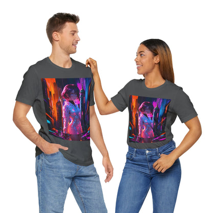 Crossroads Of Color | HD Graphic | Abstract | Neon Color | Anime | Unisex | Men's | Women's | Tee | T-Shirt