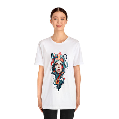 Abstract Woman's Face | HD Graphic | Classic Style | Men's | Women's | Tee | T-Shirt