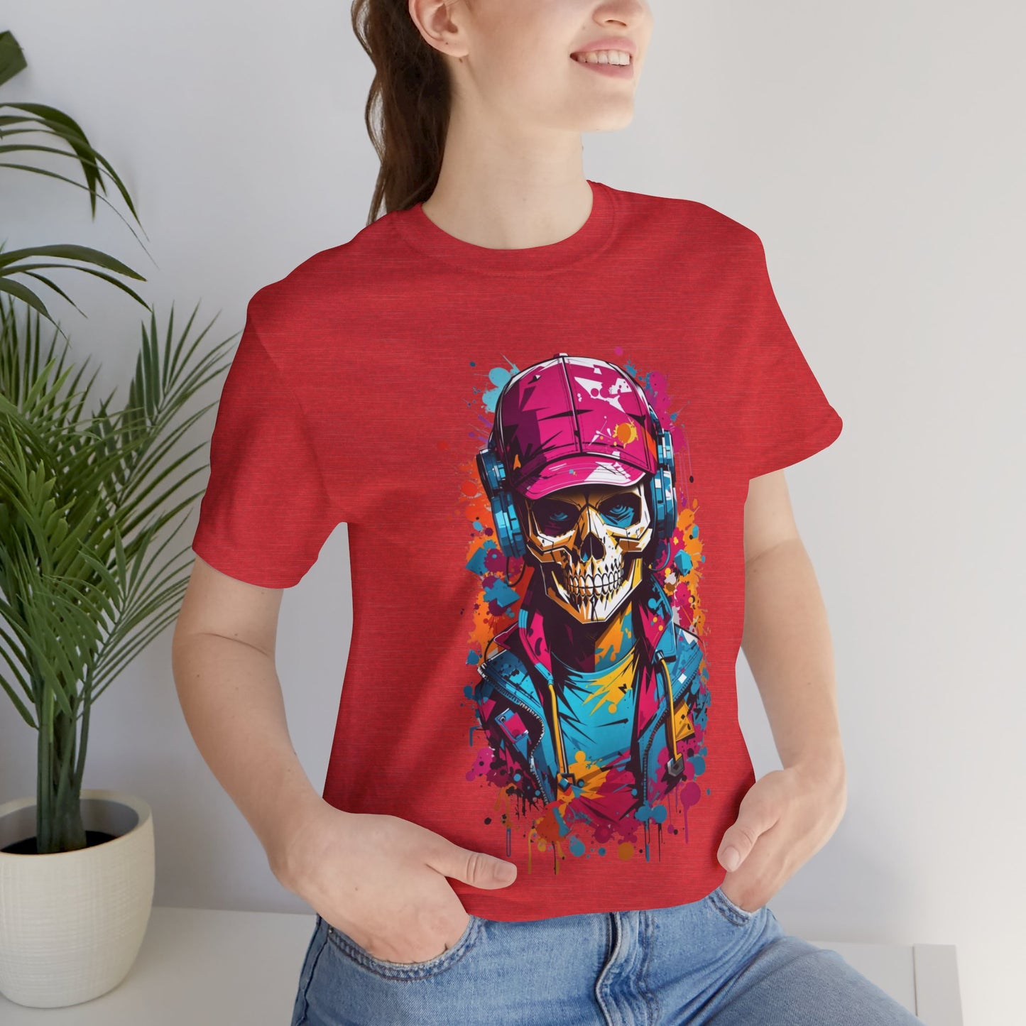 Colorful Skull | Gamer | Music | Intense | Unisex | Men's | Women's | Tee | T-Shirt