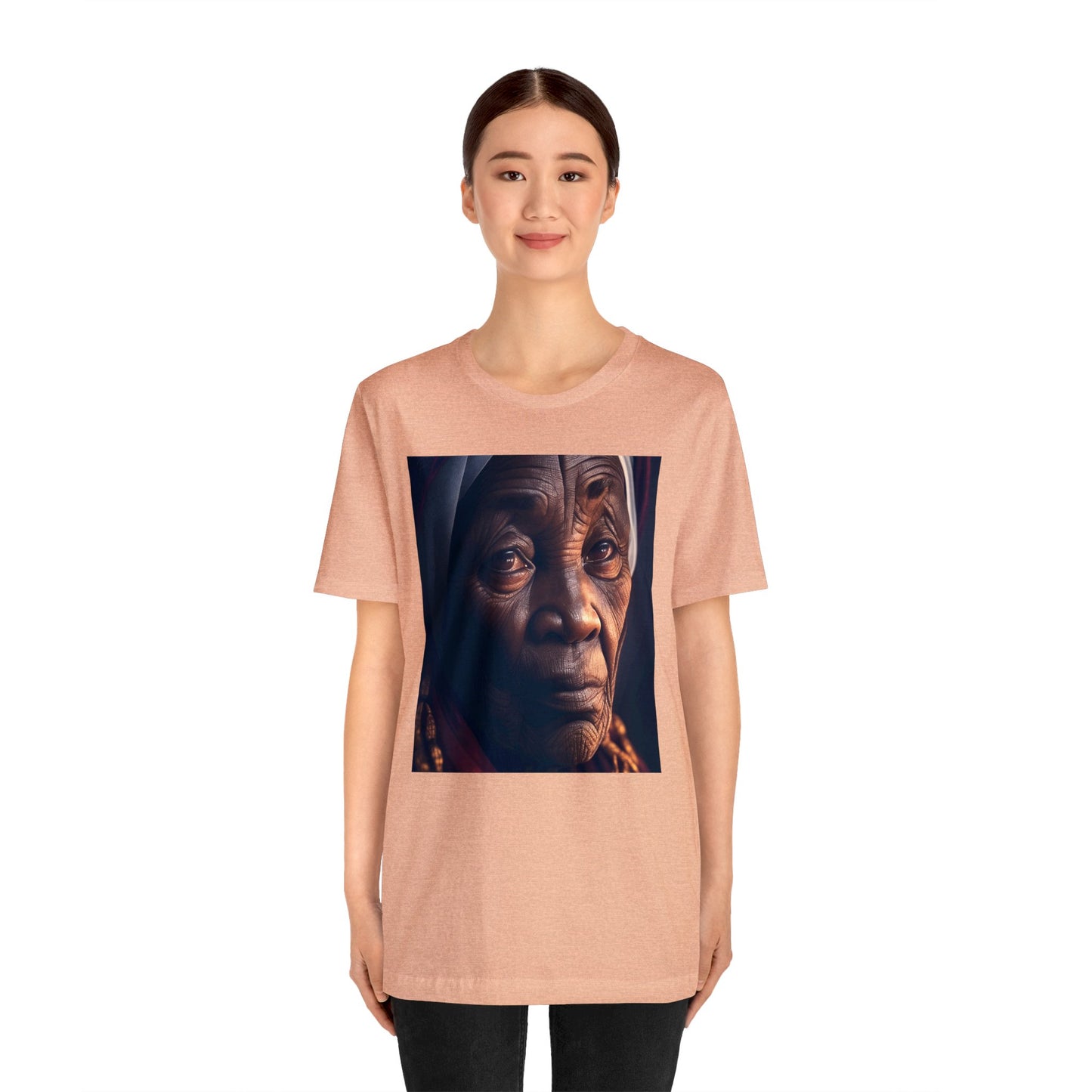 Wisdom's Face | African Woman | HD | Photorealistic | Unisex | Men's | Women's | Tee | T-Shirt