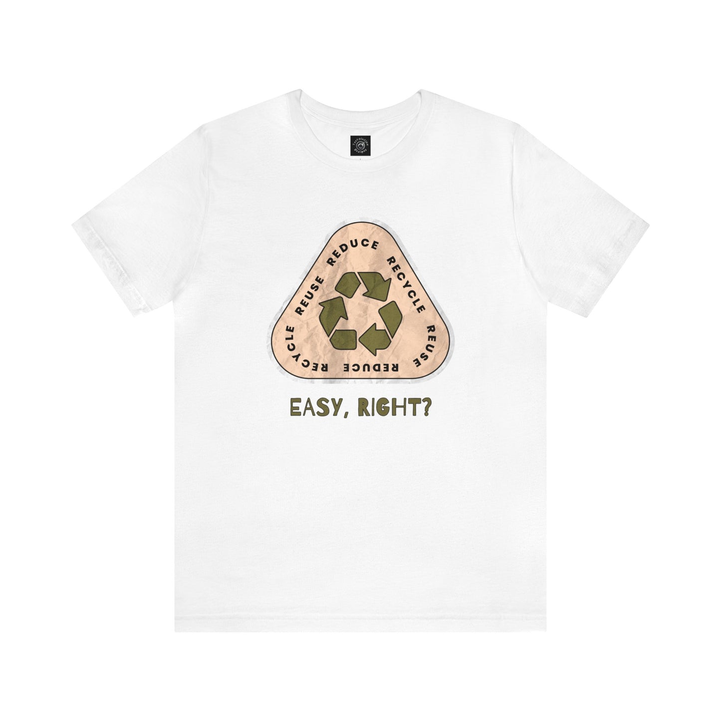 Recycle Tee | Enviormentalist Gift | Earth Day | Save The Planet | Conservationist | Mother Earth | Unisex | Men's | Women's | Tee | T-Shirt