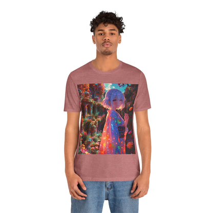 Floral Visions | HD Graphic| Anime | Pretty Girl | Unisex | Men's | Women's | Tee | T-Shirt