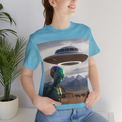 Believe! | HD Graphic | Alien | UFO | Close Encounter Of The First Kind | Spaceship | Unisex | Men's | Women's | Tee | T-Shirt