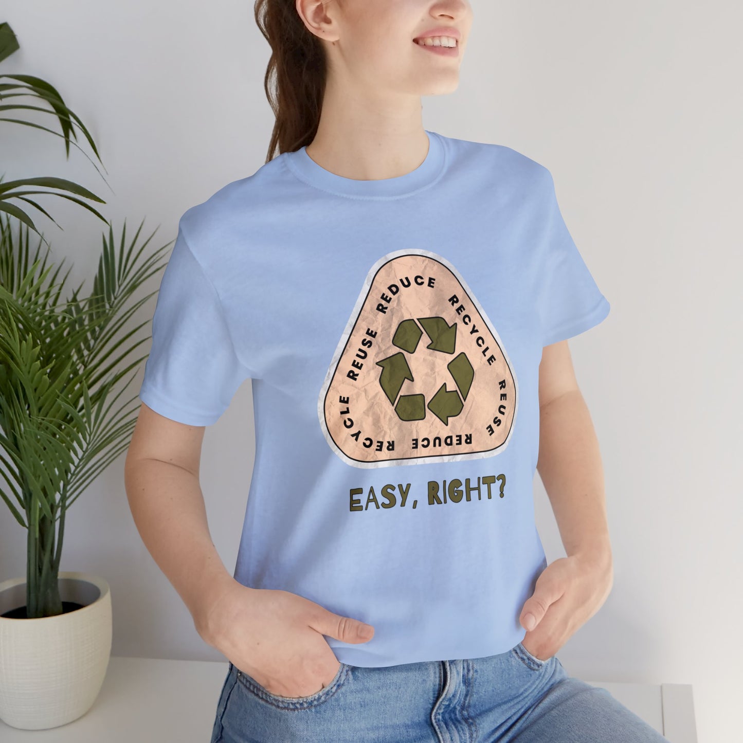 Recycle Tee | Enviormentalist Gift | Earth Day | Save The Planet | Conservationist | Mother Earth | Unisex | Men's | Women's | Tee | T-Shirt