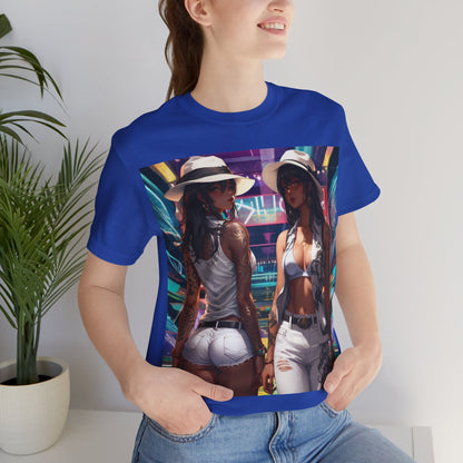 Girls Night Out | HD Graphic | Anime Style | Party | 2 Girls 1 Shirt | Unisex | Men's | Women's | Tee | T-Shirt