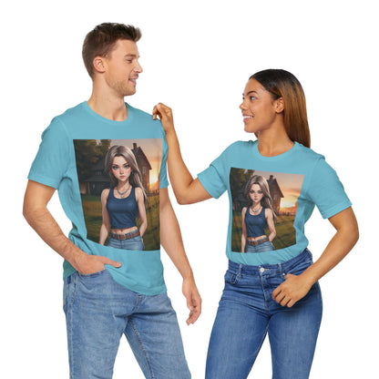 Country Girl | HD Graphic | Pretty Girl | Unisex | Men's | Women's | Tee | T-Shirt