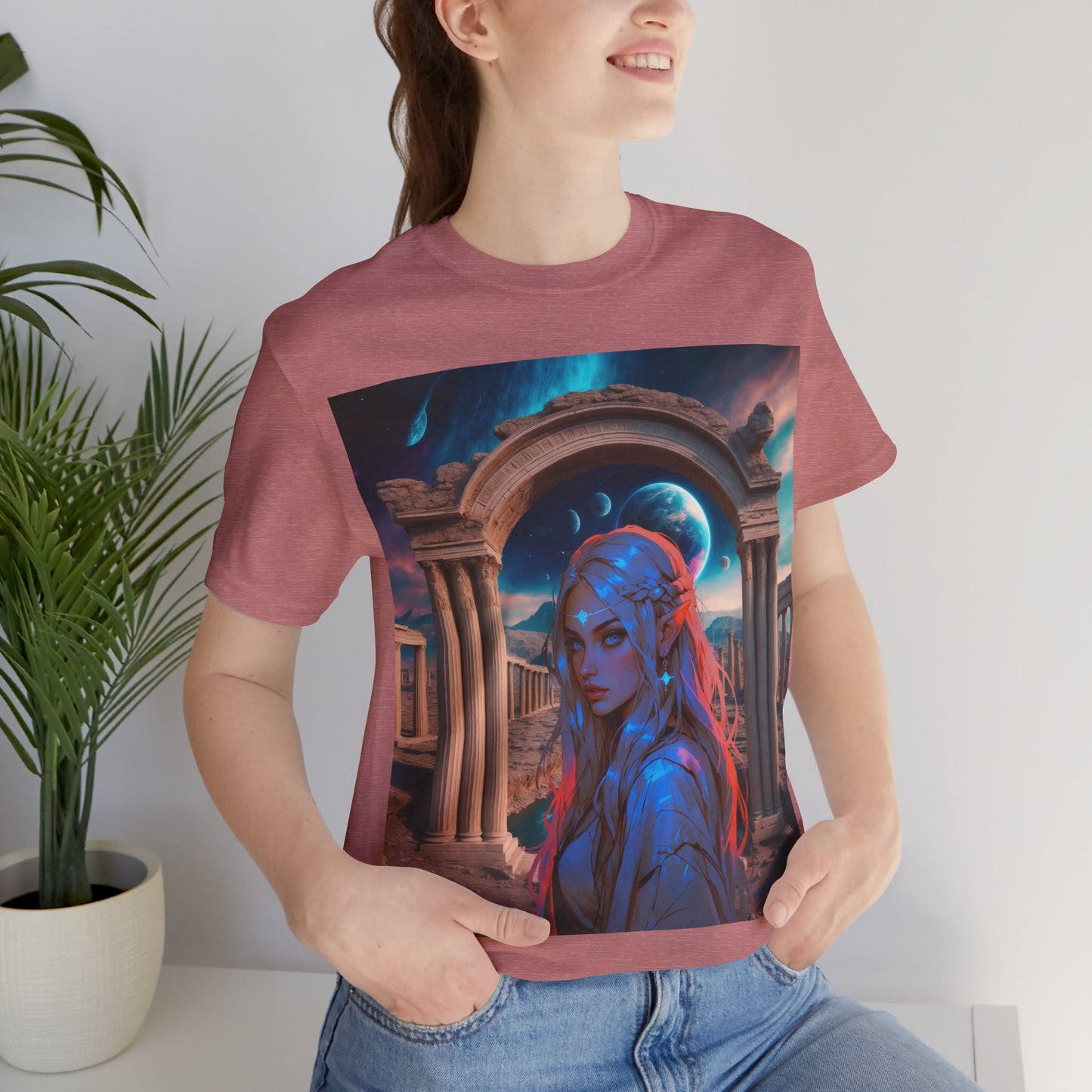 The Guardian of Likir Tor | HD Graphic | Fantasy | Elf | Unisex | Men's | Women's | Tee | T-Shirt