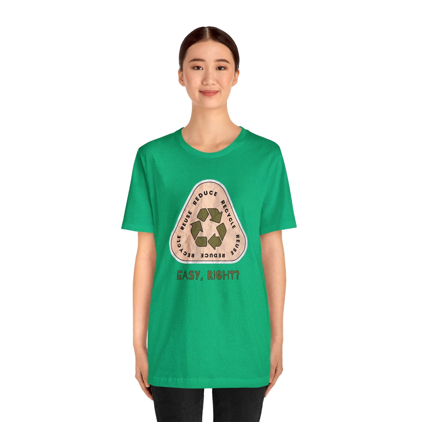 Recycle Tee | Enviormentalist Gift | Earth Day | Save The Planet | Conservationist | Mother Earth | Unisex | Men's | Women's | Tee | T-Shirt