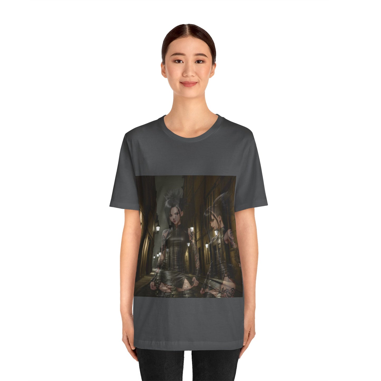 Ghosts of Gothica | Anime Gift | Fantasy Girls | Dark Daze | Sci Fi | Futuristic | HD Graphics | Unisex | Men's | Women's | Tee | T-Shirt