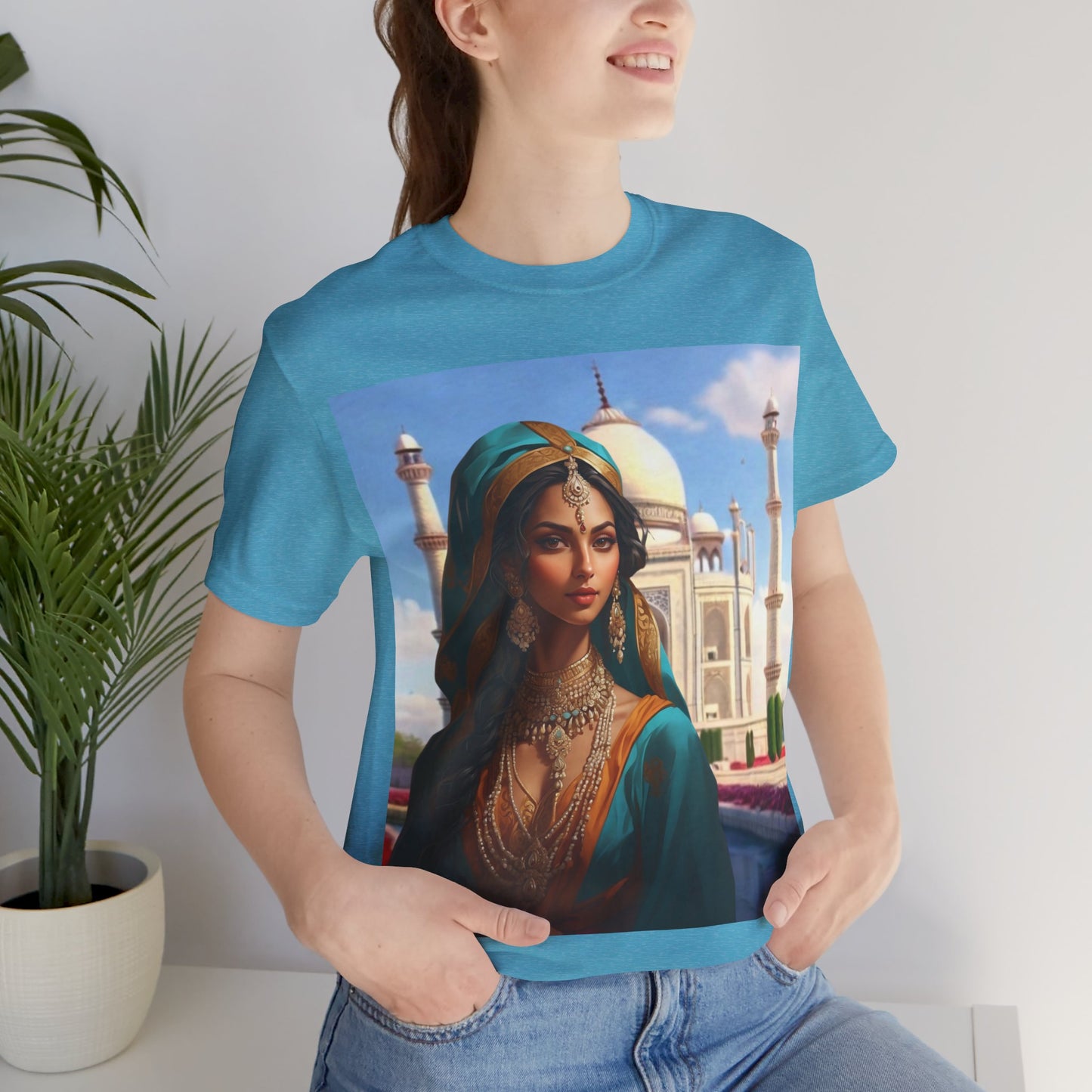 Shuddh Saundary | Taj Mahal | Pure Beauty | HD Graphic | Unisex | Men's | Women's | Tee | T-Shirt