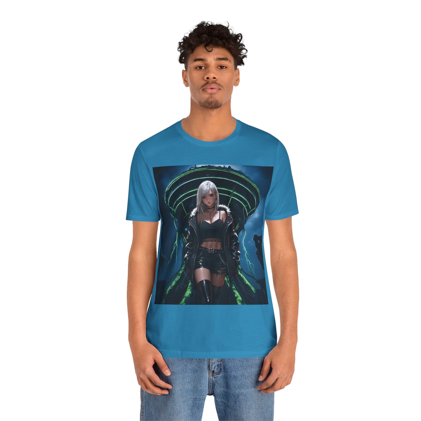 Kenzie | HD Graphic | Anime | Sci-Fi | Fantasy | Pretty Girl | Unisex | Men's | Women's | Tee | T-Shirt