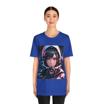 Starlit Stunner | HD Graphic | Sci-Fi | Anime | Woman Astronaut | Unisex | Men's | Women's | Tee | T-Shirt