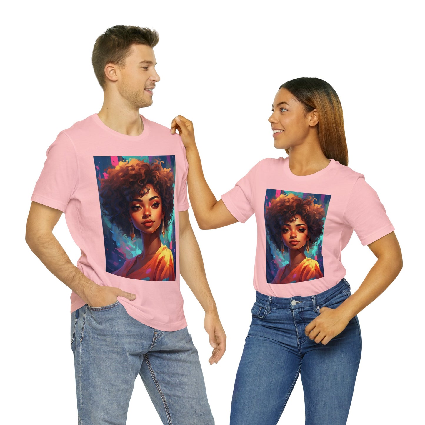 Yasmine Dreams | HD Graphic | Black Girl | Black Queens | Animated | Unisex | Men's | Women's | Tee | T-Shirt