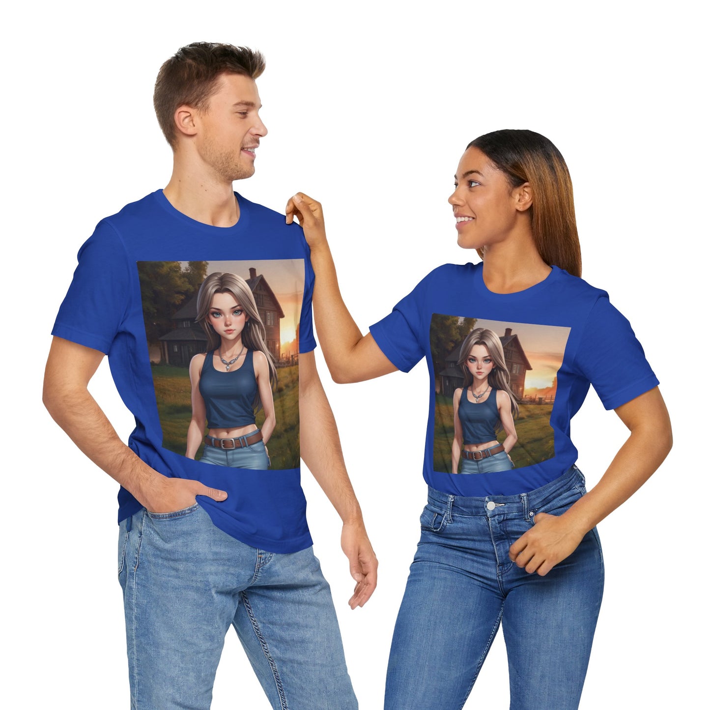 Country Girl | HD Graphic | Pretty Girl | Unisex | Men's | Women's | Tee | T-Shirt