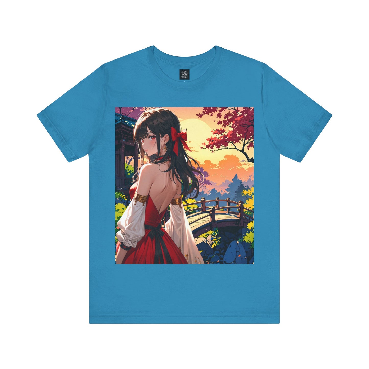 Utsukushī hana | HD Graphic | Anime Style | Pretty Girl | Unisex | Men's | Women's | Tee | T-Shirt