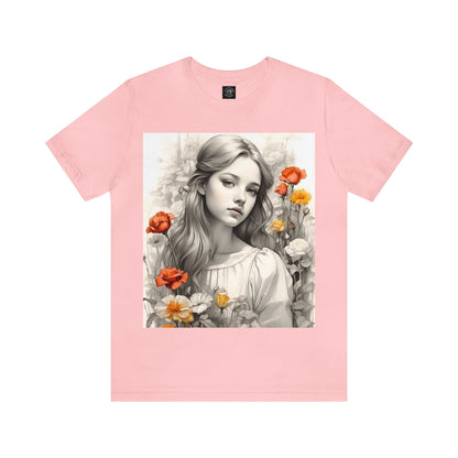 Flower Girl | Dainty | Coquette | Cottagecore | HD Graphic | Quaint | Wholesome | Wildflowers | Unisex | Men's | Women's | Tee | T-Shirt