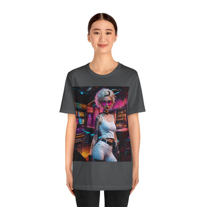 Bartender | HD Graphic | She Made Us Drinks To Drink, We Drunk Em | CyberPunk | Unisex | Men's | Women's | Tee | T-Shirt