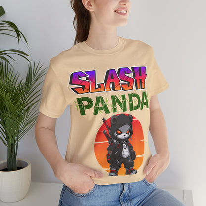 Slash Panda | Cute | Comic Book | Anime | Manga | Unisex | Men's | Women's | Tee | T-Shirt