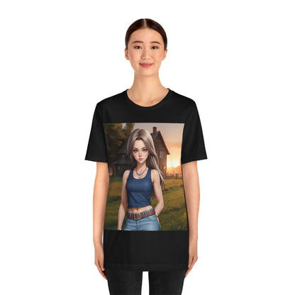 Country Girl | HD Graphic | Pretty Girl | Unisex | Men's | Women's | Tee | T-Shirt