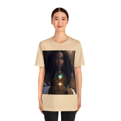 Black Magic | Tee | Priestess | Afrocentric | HD Graphic | Black Fantasy Character | Strong Women | Unisex | Men's | Women's | Tee | T-Shirt