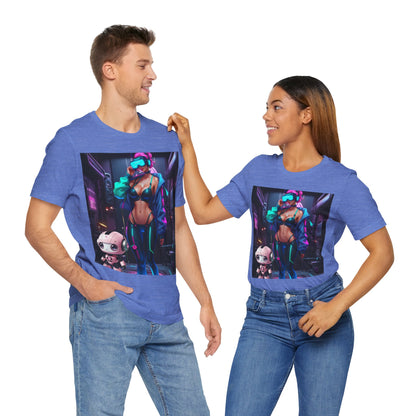 Cyber Cuties | HD Graphic | Anime | Cyber Punk | Unisex | Men's | Women's | Tee | T-Shirt